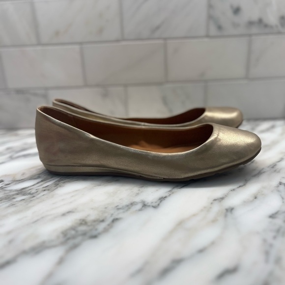American Rag Ellie Gold Metallic Ballet Flats, Created for Macy's Women's Shoes - Picture 6 of 11